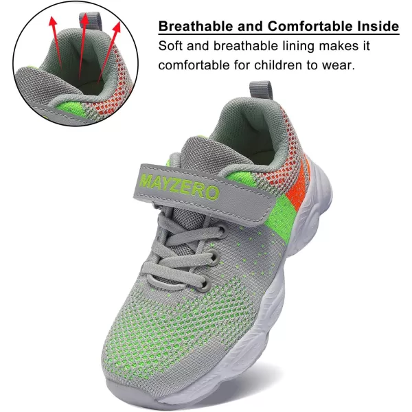 MAYZERO Kids Tennis Shoes Breathable Running Shoes Walking Shoes Fashion Sneakers for Boys and Girls