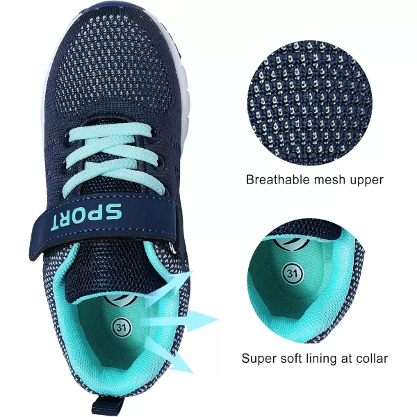 MAYZERO Kids Tennis Shoes Running Sports Shoes Breathable Athletic Shoes Lightweight Walking Shoes Fashion Sneakers for Boys and Girls