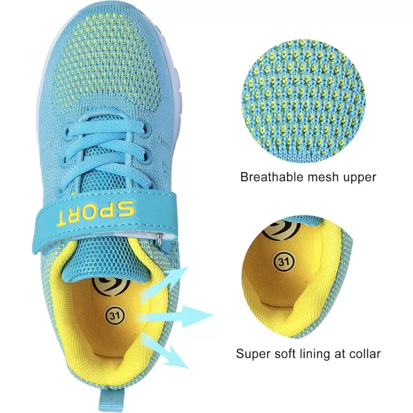 MAYZERO Kids Tennis Shoes Running Sports Shoes Breathable Athletic Shoes Lightweight Walking Shoes Fashion Sneakers for Boys and Girls