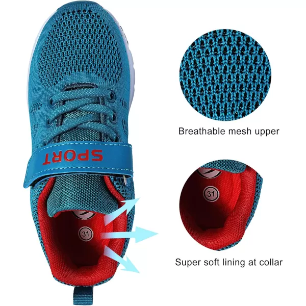 MAYZERO Kids Tennis Shoes Running Sports Shoes Breathable Athletic Shoes Lightweight Walking Shoes Fashion Sneakers for Boys and Girls