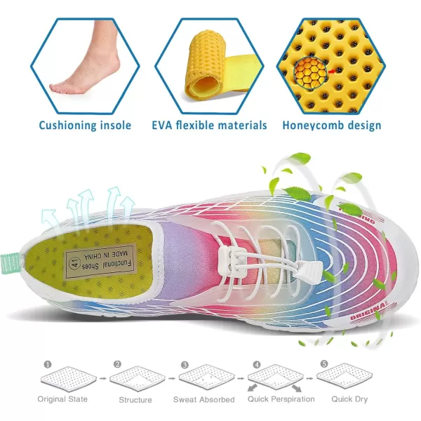 MAYZERO Water Shoes Men Women Swim Surf Shoes Beach Pool Shoes Wide Toe Hiking Aqua Shoes Winter House Slippers