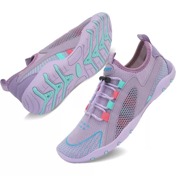 MAYZERO Water Shoes Men Women Swim Surf Shoes Beach Pool Shoes Wide Toe Hiking Aqua Shoes Winter House Slippers