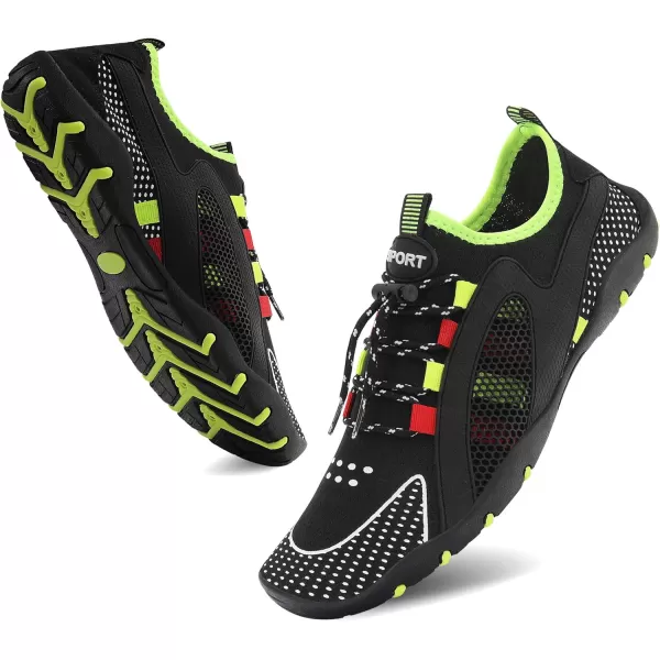 MAYZERO Water Shoes Men Women Swim Surf Shoes Beach Pool Shoes Wide Toe Hiking Aqua Shoes Winter House Slippers