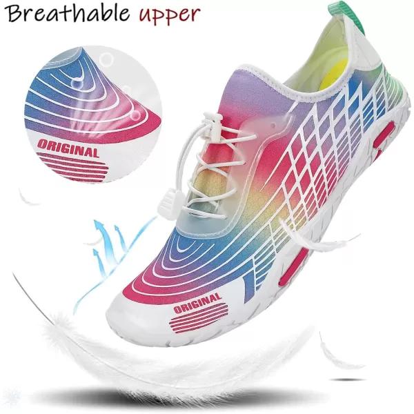 MAYZERO Water Shoes Men Women Swim Surf Shoes Beach Pool Shoes Wide Toe Hiking Aqua Shoes Winter House Slippers