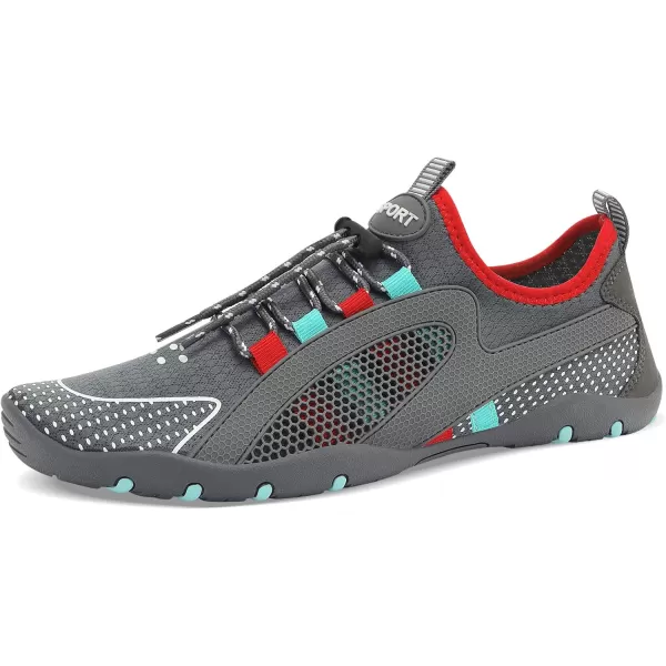 MAYZERO Water Shoes Men Women Swim Surf Shoes Beach Pool Shoes Wide Toe Hiking Aqua Shoes Winter House Slippers