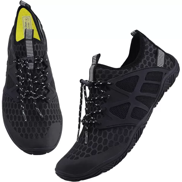 MAYZERO Water Shoes Men Women Swim Surf Shoes Beach Pool Shoes Wide Toe Hiking Aqua Shoes Winter House Slippers