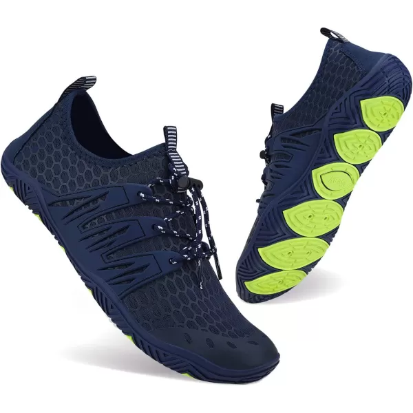 MAYZERO Water Shoes Men Women Swim Surf Shoes Beach Pool Shoes Wide Toe Hiking Aqua Shoes Winter House Slippers