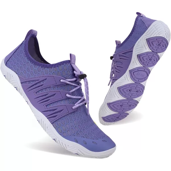 MAYZERO Water Shoes Men Women Swim Surf Shoes Beach Pool Shoes Wide Toe Hiking Aqua Shoes Winter House Slippers