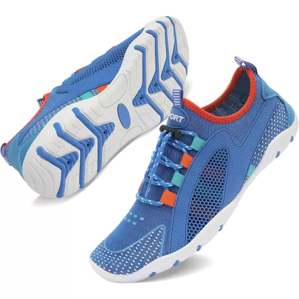 MAYZERO Water Shoes Men Women Swim Surf Shoes Beach Pool Shoes Wide Toe Hiking Aqua Shoes Winter House Slippers