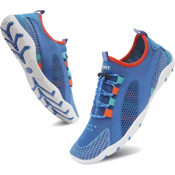 MAYZERO Water Shoes Men Women Swim Surf Shoes Beach Pool Shoes Wide Toe Hiking Aqua Shoes Winter House Slippers