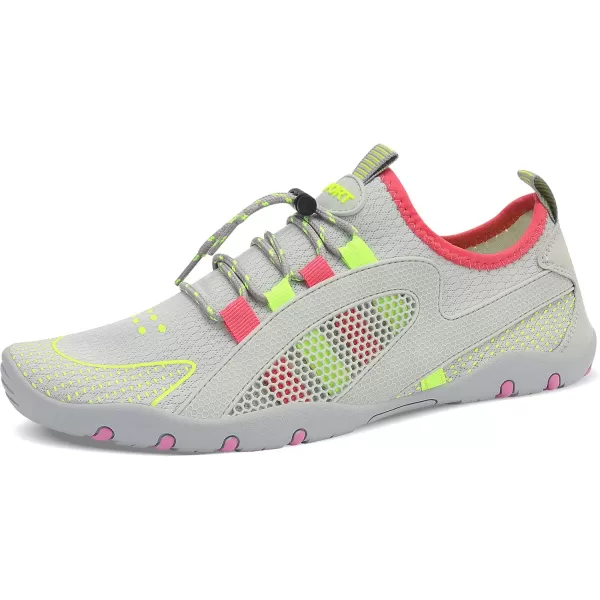 MAYZERO Water Shoes Men Women Swim Surf Shoes Beach Pool Shoes Wide Toe Hiking Aqua Shoes Winter House Slippers