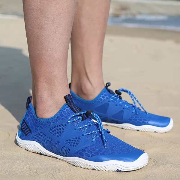 MAYZERO Water Shoes Men Women Swim Surf Shoes Beach Pool Shoes Wide Toe Hiking Aqua Shoes Winter House Slippers
