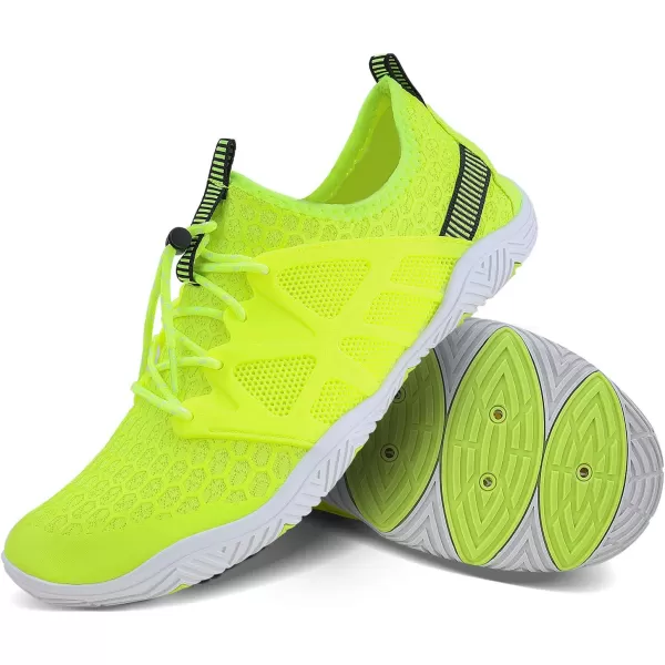 MAYZERO Water Shoes Men Women Swim Surf Shoes Beach Pool Shoes Wide Toe Hiking Aqua Shoes Winter House Slippers