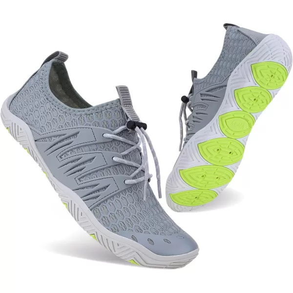 MAYZERO Water Shoes Men Women Swim Surf Shoes Beach Pool Shoes Wide Toe Hiking Aqua Shoes Winter House Slippers
