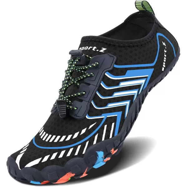 MAYZERO Water Shoes Men Women Swim Surf Shoes Beach Pool Shoes Wide Toe Hiking Aqua Shoes Winter House Slippers