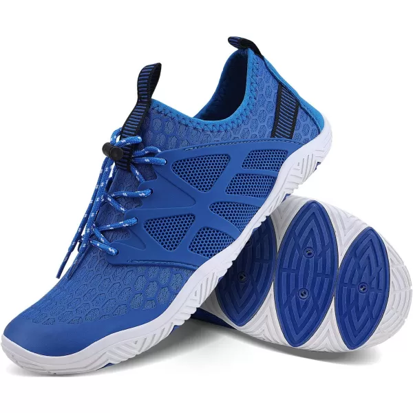 MAYZERO Water Shoes Men Women Swim Surf Shoes Beach Pool Shoes Wide Toe Hiking Aqua Shoes Winter House Slippers