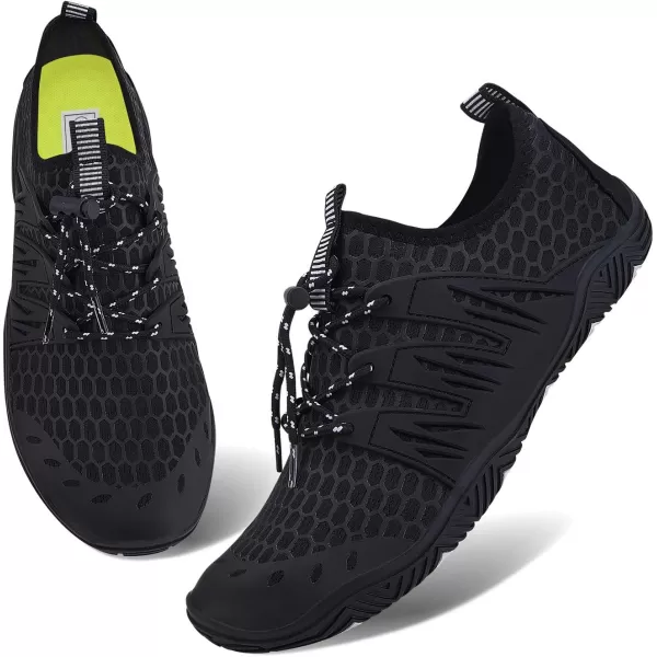 MAYZERO Water Shoes Men Women Swim Surf Shoes Beach Pool Shoes Wide Toe Hiking Aqua Shoes Winter House Slippers