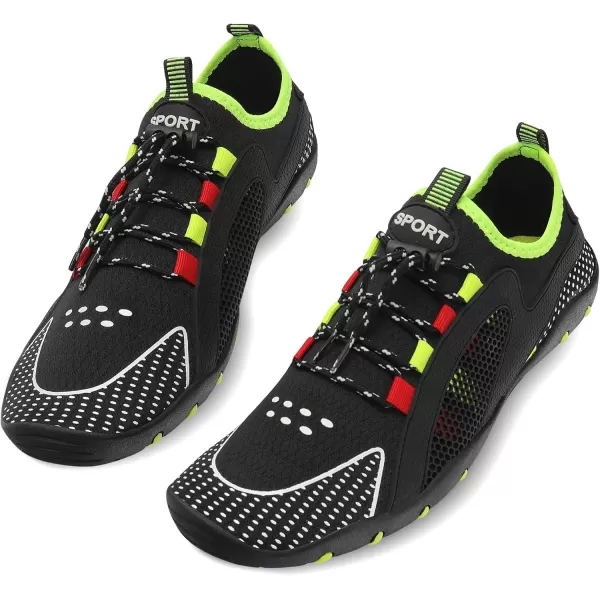 MAYZERO Water Shoes Men Women Swim Surf Shoes Beach Pool Shoes Wide Toe Hiking Aqua Shoes Winter House Slippers