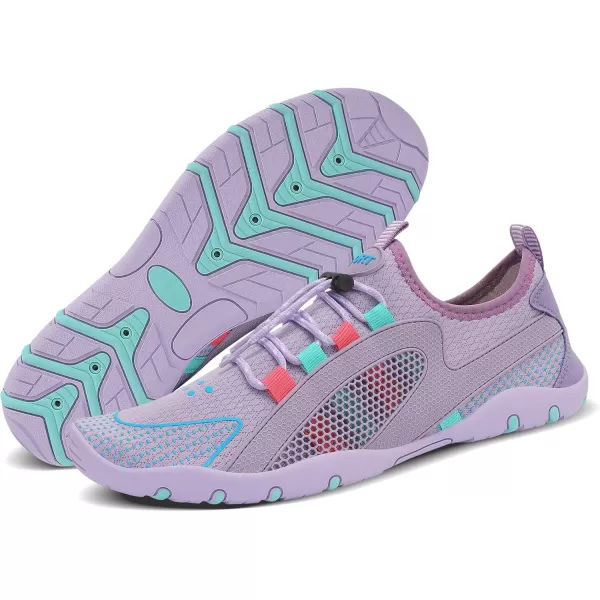 MAYZERO Water Shoes Men Women Swim Surf Shoes Beach Pool Shoes Wide Toe Hiking Aqua Shoes Winter House Slippers