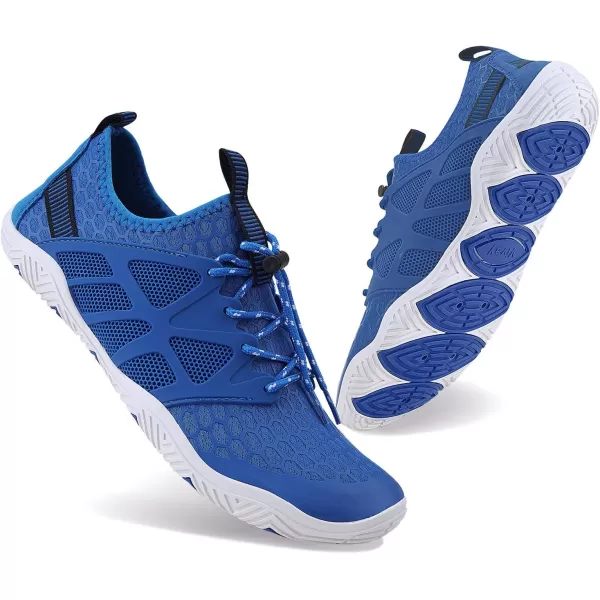 MAYZERO Water Shoes Men Women Swim Surf Shoes Beach Pool Shoes Wide Toe Hiking Aqua Shoes Winter House Slippers