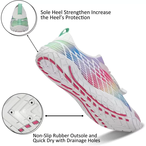 MAYZERO Water Shoes Men Women Swim Surf Shoes Beach Pool Shoes Wide Toe Hiking Aqua Shoes Winter House Slippers