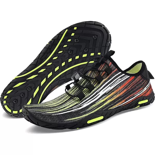 MAYZERO Water Shoes Men Women Swim Surf Shoes Beach Pool Shoes Wide Toe Hiking Aqua Shoes Winter House Slippers