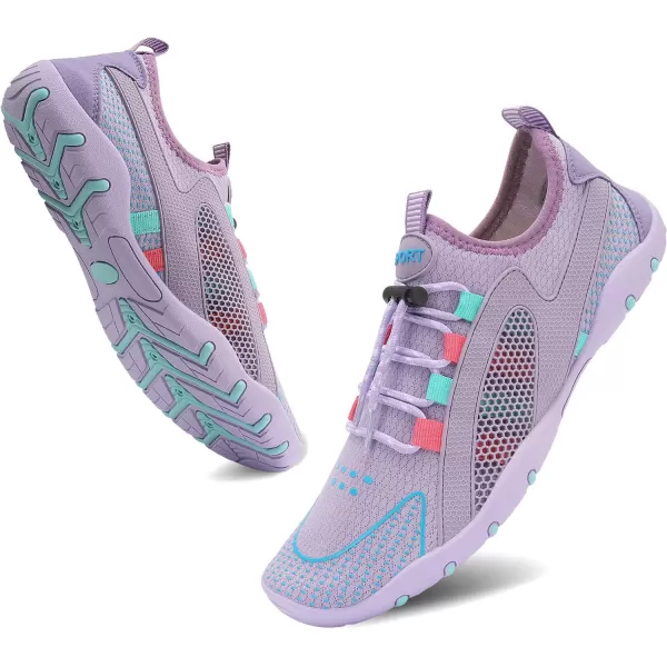 MAYZERO Water Shoes Men Women Swim Surf Shoes Beach Pool Shoes Wide Toe Hiking Aqua Shoes Winter House Slippers