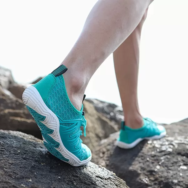 MAYZERO Water Shoes Men Women Swim Surf Shoes Beach Pool Shoes Wide Toe Hiking Aqua Shoes Winter House Slippers