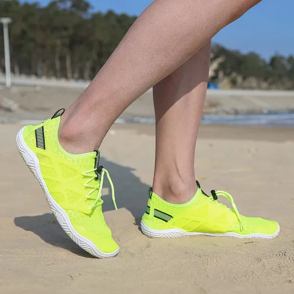 MAYZERO Water Shoes Men Women Swim Surf Shoes Beach Pool Shoes Wide Toe Hiking Aqua Shoes Winter House Slippers