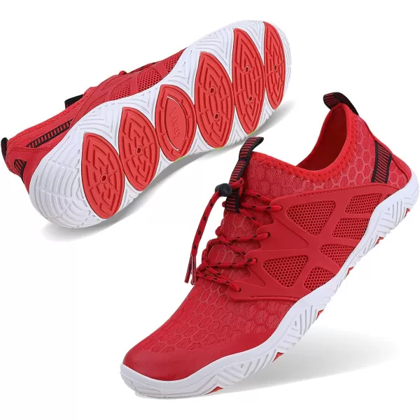 MAYZERO Water Shoes Men Women Swim Surf Shoes Beach Pool Shoes Wide Toe Hiking Aqua Shoes Winter House Slippers