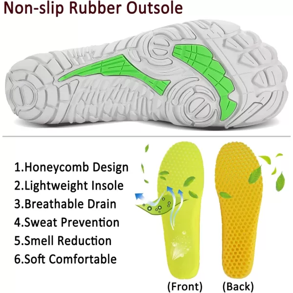 MAYZERO Water Shoes Men Women Swim Surf Shoes Beach Pool Shoes Wide Toe Hiking Aqua Shoes Winter House Slippers
