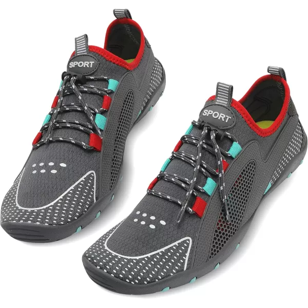 MAYZERO Water Shoes Men Women Swim Surf Shoes Beach Pool Shoes Wide Toe Hiking Aqua Shoes Winter House Slippers