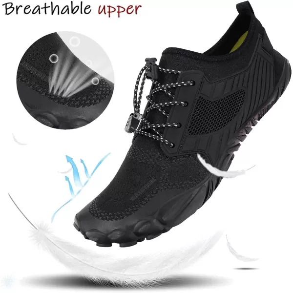 MAYZERO Water Shoes Men Women Swim Surf Shoes Beach Pool Shoes Wide Toe Hiking Aqua Shoes Winter House Slippers