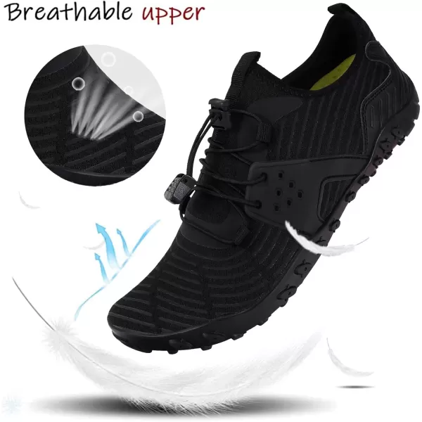 MAYZERO Water Shoes Men Women Swim Surf Shoes Beach Pool Shoes Wide Toe Hiking Aqua Shoes Winter House Slippers