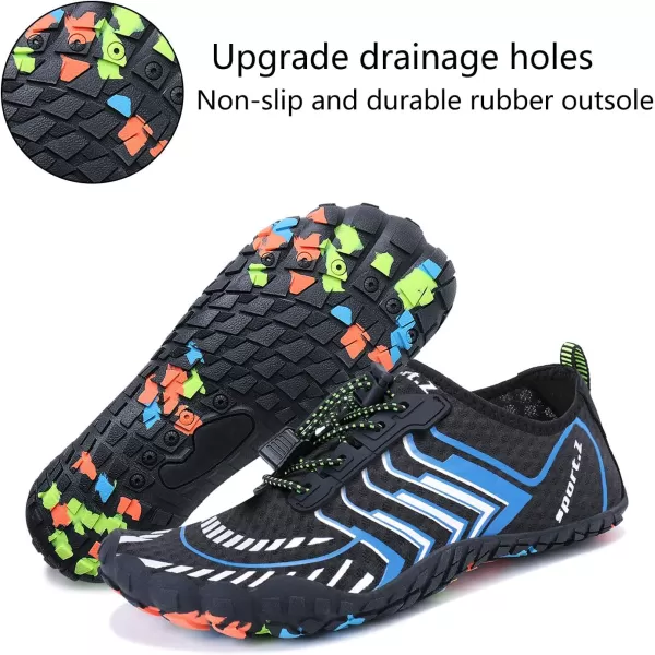 MAYZERO Water Shoes Men Women Swim Surf Shoes Beach Pool Shoes Wide Toe Hiking Aqua Shoes Winter House Slippers