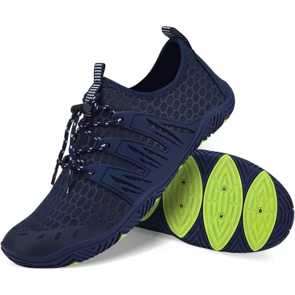 MAYZERO Water Shoes Men Women Swim Surf Shoes Beach Pool Shoes Wide Toe Hiking Aqua Shoes Winter House Slippers