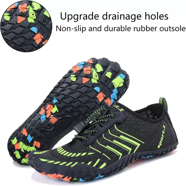 MAYZERO Water Shoes Men Women Swim Surf Shoes Beach Pool Shoes Wide Toe Hiking Aqua Shoes Winter House Slippers