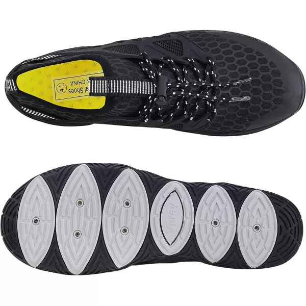 MAYZERO Water Shoes Men Women Swim Surf Shoes Beach Pool Shoes Wide Toe Hiking Aqua Shoes Winter House Slippers