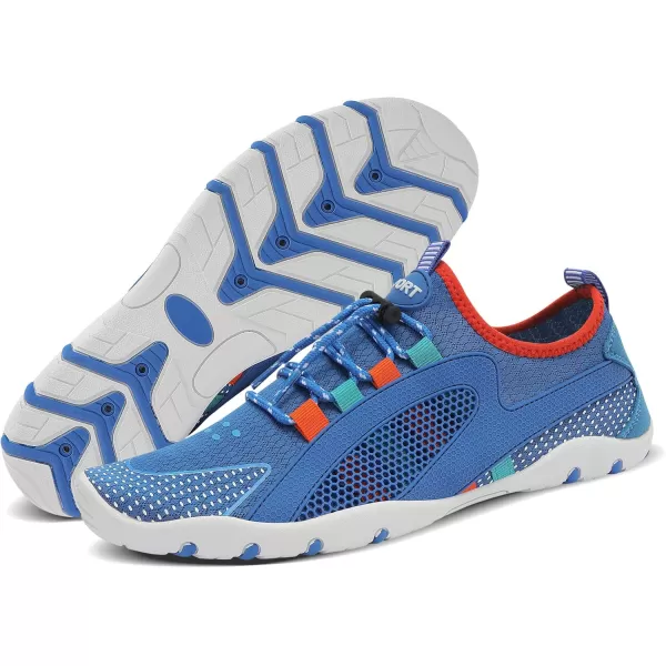 MAYZERO Water Shoes Men Women Swim Surf Shoes Beach Pool Shoes Wide Toe Hiking Aqua Shoes Winter House Slippers