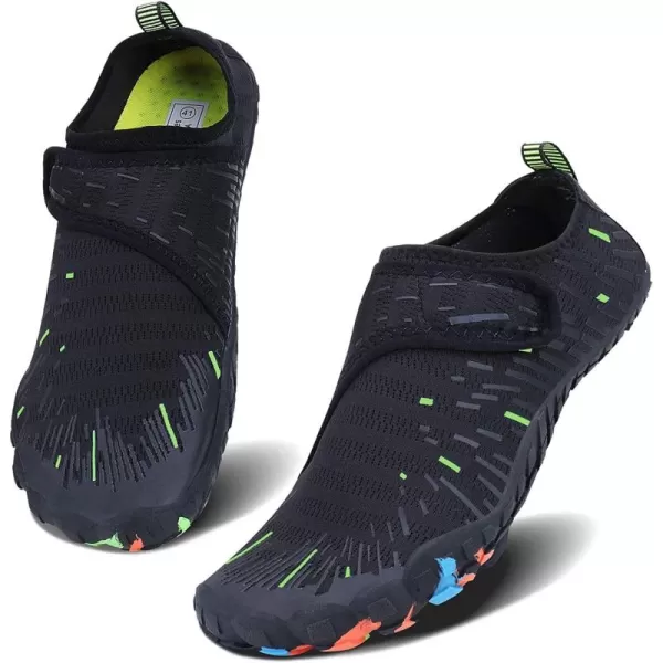 MAYZERO Water Shoes Men Women Swim Surf Shoes Beach Pool Shoes Wide Toe Hiking Aqua Shoes Winter House Slippers