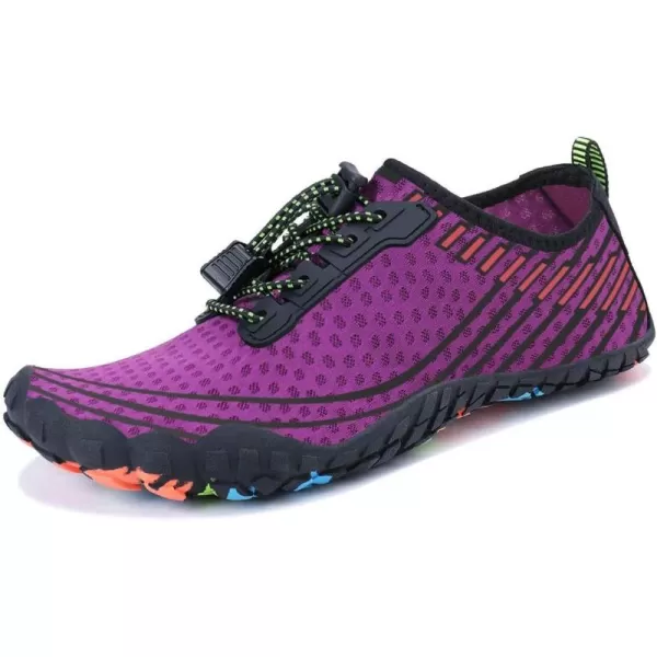 MAYZERO Water Shoes Men Women Swim Surf Shoes Beach Pool Shoes Wide Toe Hiking Aqua Shoes Winter House Slippers