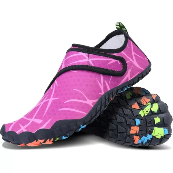 MAYZERO Water Shoes Men Women Swim Surf Shoes Beach Pool Shoes Wide Toe Hiking Aqua Shoes Winter House Slippers