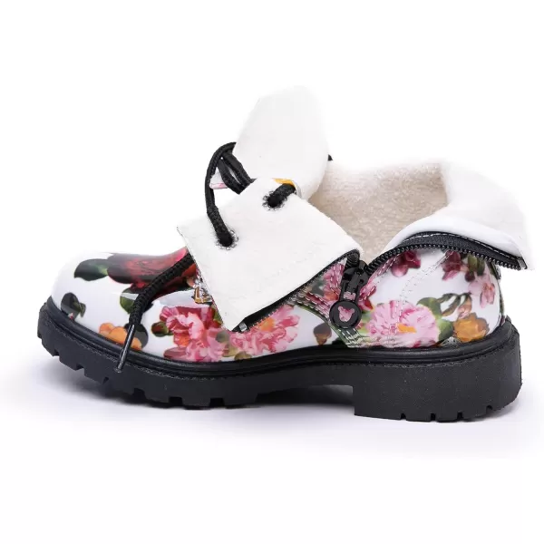 Daclay Kids Boots Children Boys and Girls Candy-Colored Waterproof and Velvet Boots