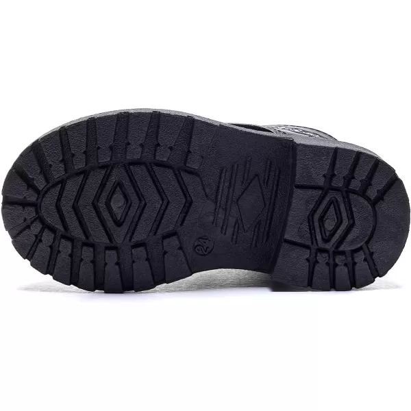 Daclay Kids Boots Children Boys and Girls Candy-Colored Waterproof and Velvet Boots