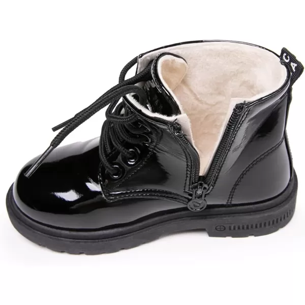 Daclay Kids Boots Children Boys and Girls Candy-Colored Waterproof and Velvet Boots