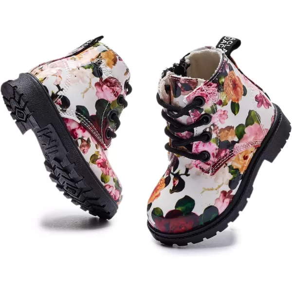 Daclay Kids Boots Children Boys and Girls Candy-Colored Waterproof and Velvet Boots
