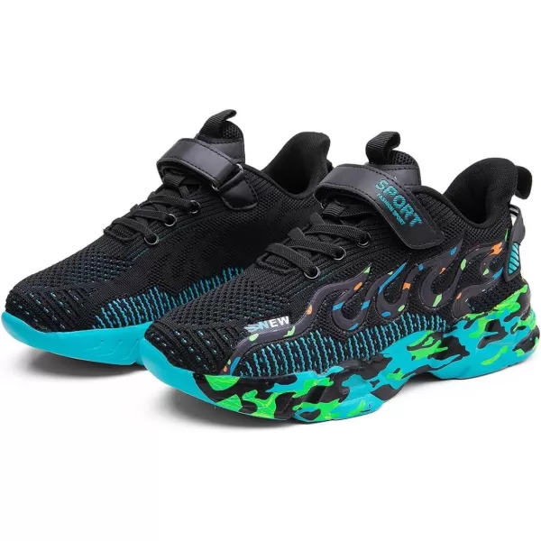 Daclay Kids Breathable Sports Casual Soft Soled Basketball Running Shoes