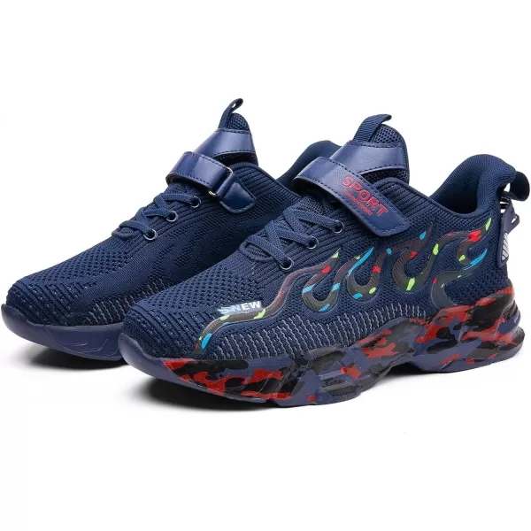 Daclay Kids Breathable Sports Casual Soft Soled Basketball Running Shoes