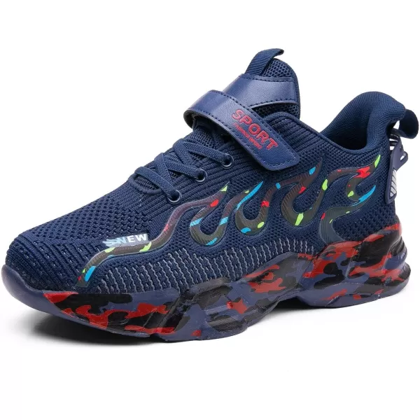 Daclay Kids Breathable Sports Casual Soft Soled Basketball Running Shoes