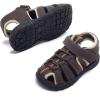 imageDaclay Boys Casual Sports Kids Sandals Breathable Lightweight Fashionable Childrens Outdoor Girls SandalsDark Brown